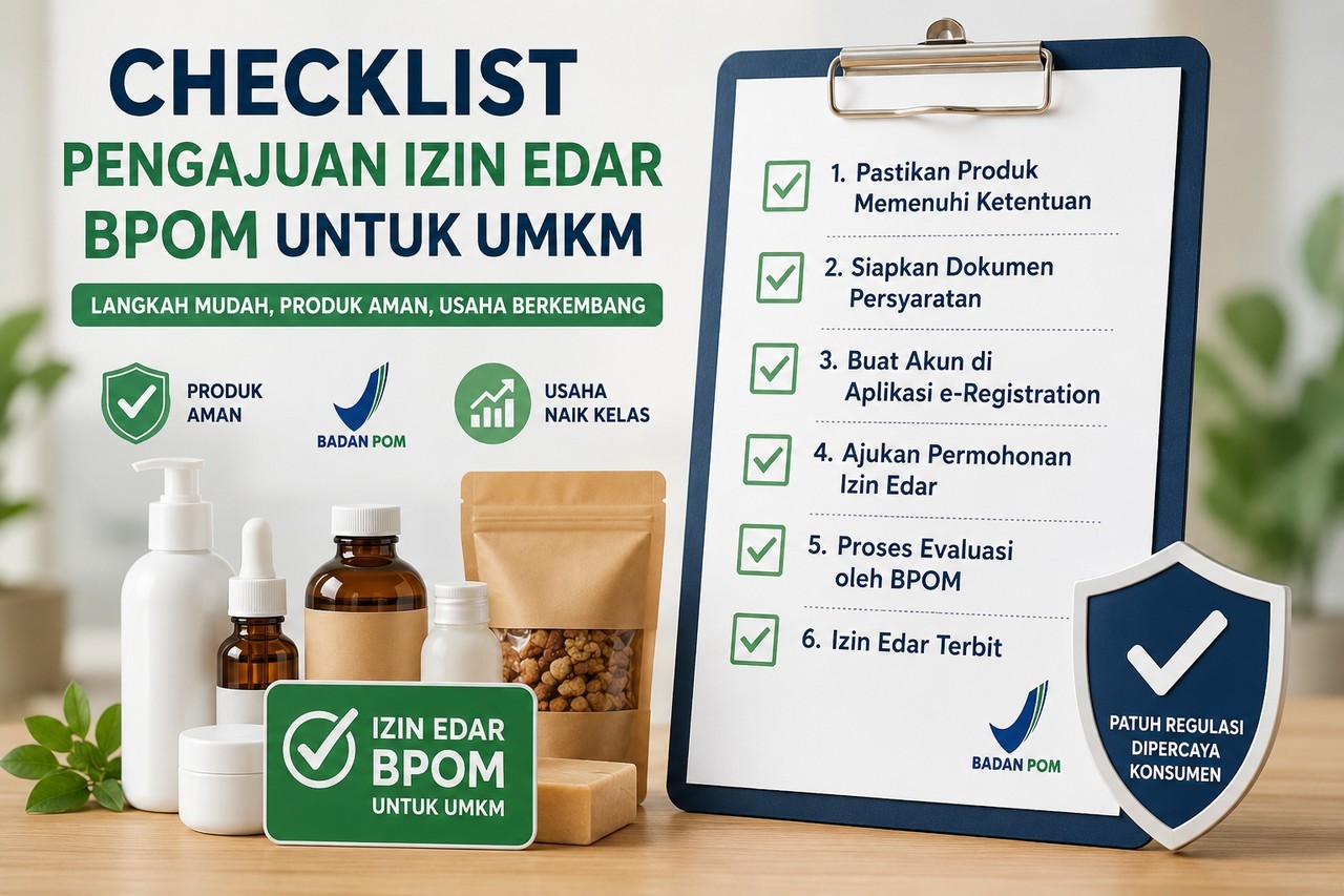 Checklist pengajuan izin edar BPOM untuk UMKM di Indonesia